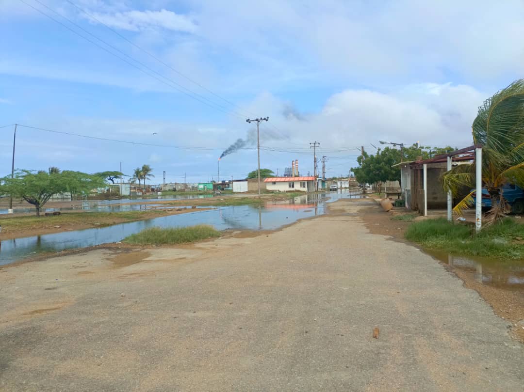 En Punta Cardón viven un caos: Cloacas se mezclan con aguas blancas, lluvia y mar