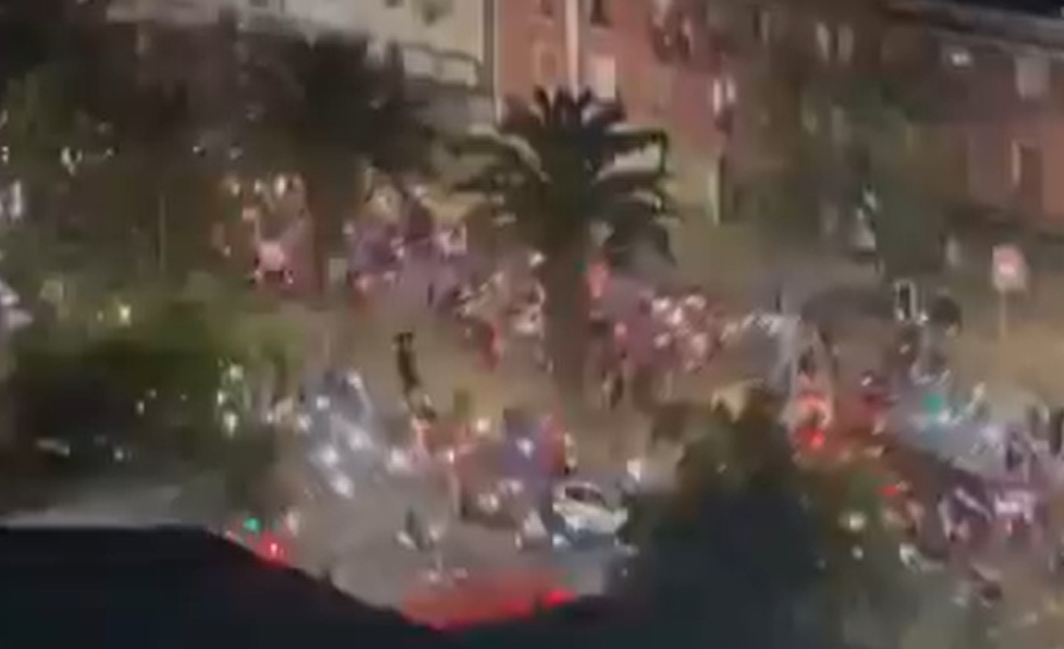 Venezolanos tomaron las calles de Chile en noche de Halloween para un “carnaval del terror” (VIDEO)