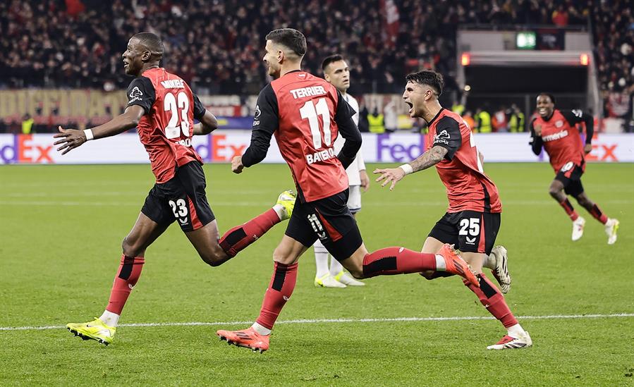 Bayer Leverkusen logró un triunfo crucial contra Inter de Milán en Champions League