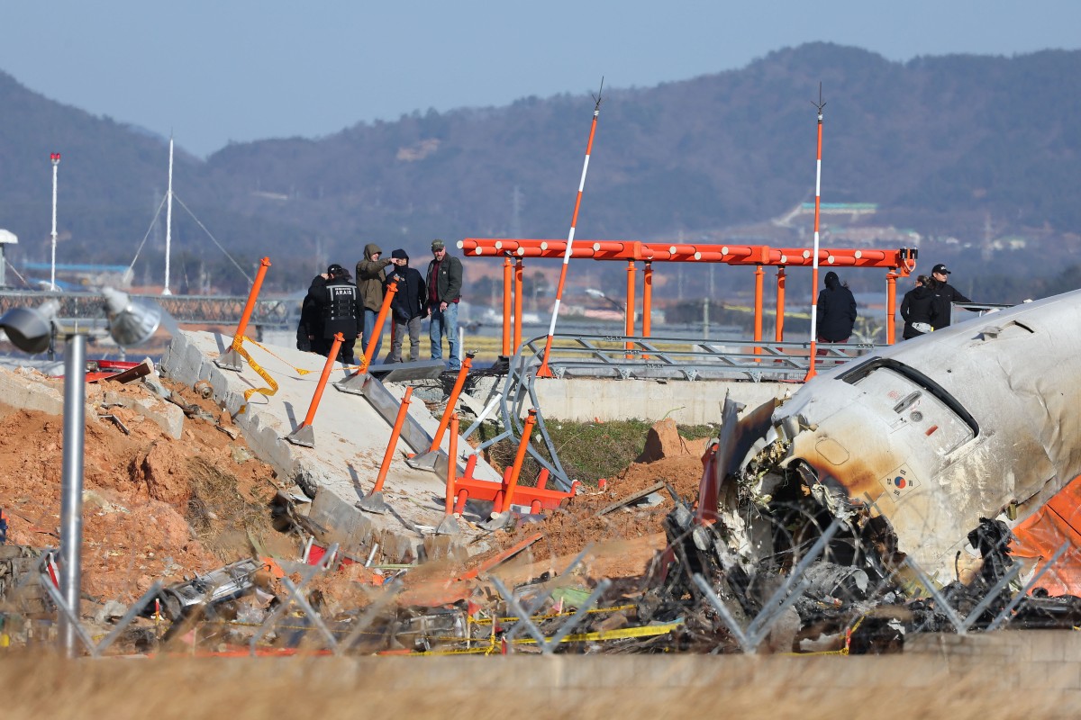 Corea del Sur examinará si el muro de hormigón en aeropuerto de Muan cumplía con las normas