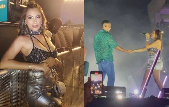 Influencer que besó a Romeo Santos en concierto contó cómo le terminaron: “Se me salió de las manos”