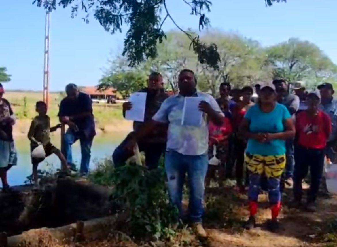 ¡Agua! Esta es la exigencia de los campesinos a la empresa del Sistema de Riego Río Guárico