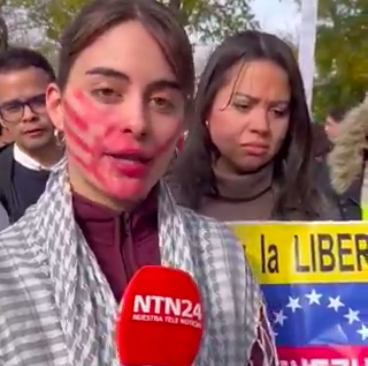 Hija de Magalli Meda denunció desde Madrid el asedio político contra su madre (VIDEO)