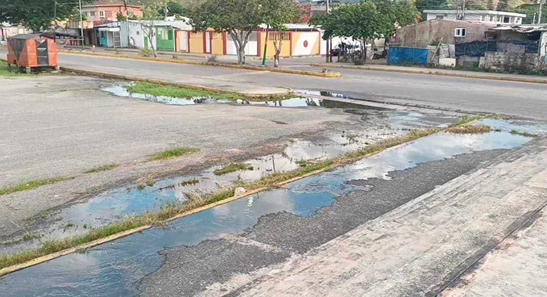 Agua que corre en las calles falta en los hogares de Mario Briceño Iragorry en Aragua