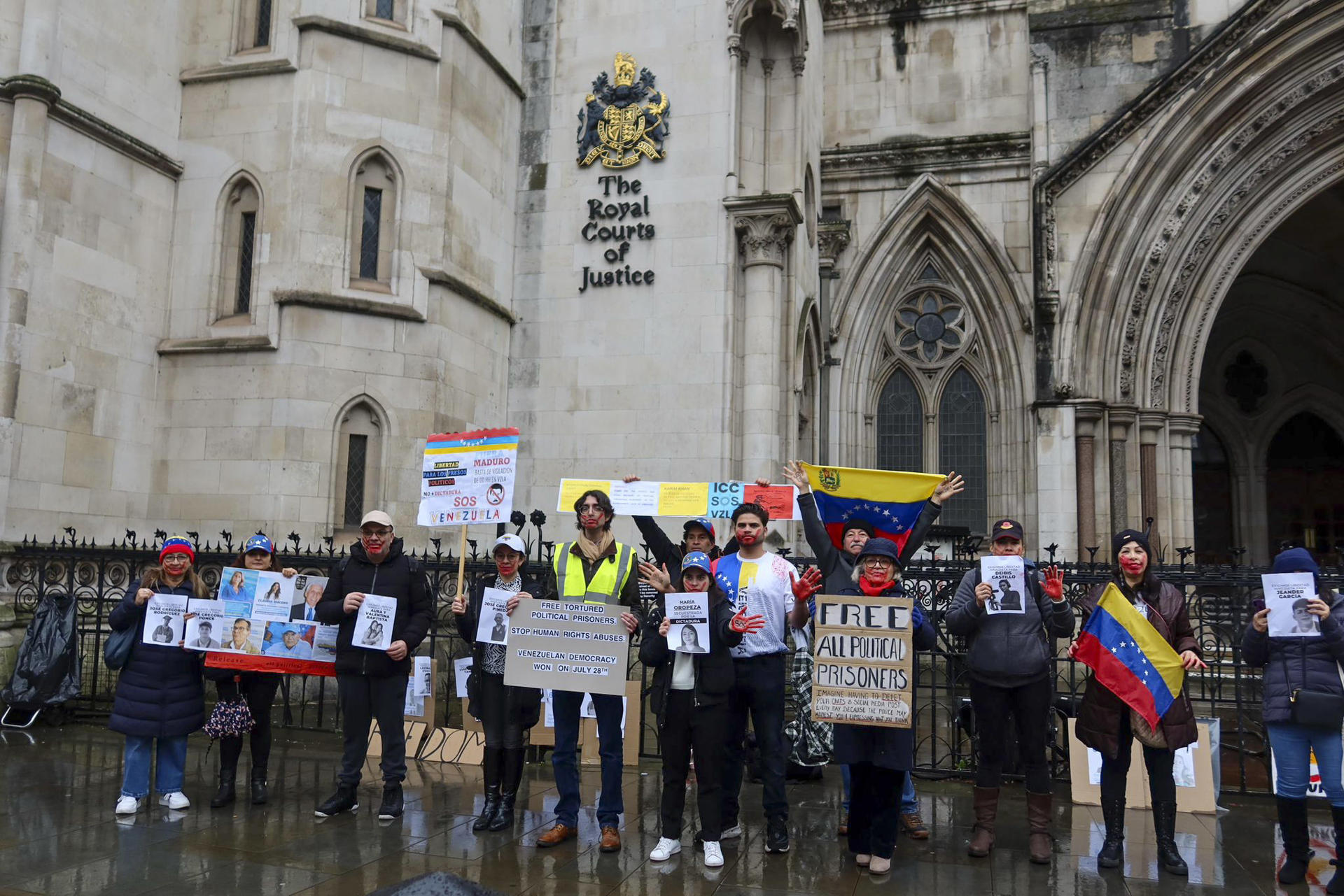 Venezolanos tomaron calles en Reino Unido para exigir a la CPI que tome acción contra Maduro