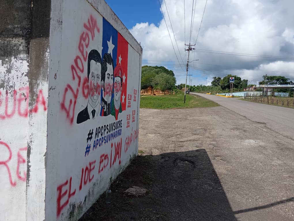 “¡Ganó Venezuela!”, “El 10 es ya”: Estos son los grafitis que aparecieron en Cumaná, Irapa y Cumanacoa