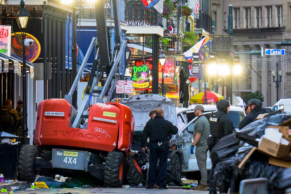 Policía abatió al conductor que atropelló a múltiples transeúntes en Nueva Orleans