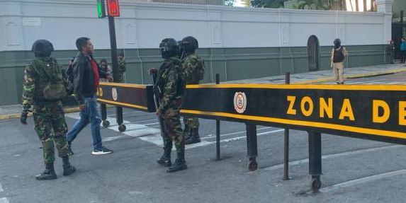 Estos son los accesos restringidos en el centro de Caracas por movilización del chavismo este #10Ene