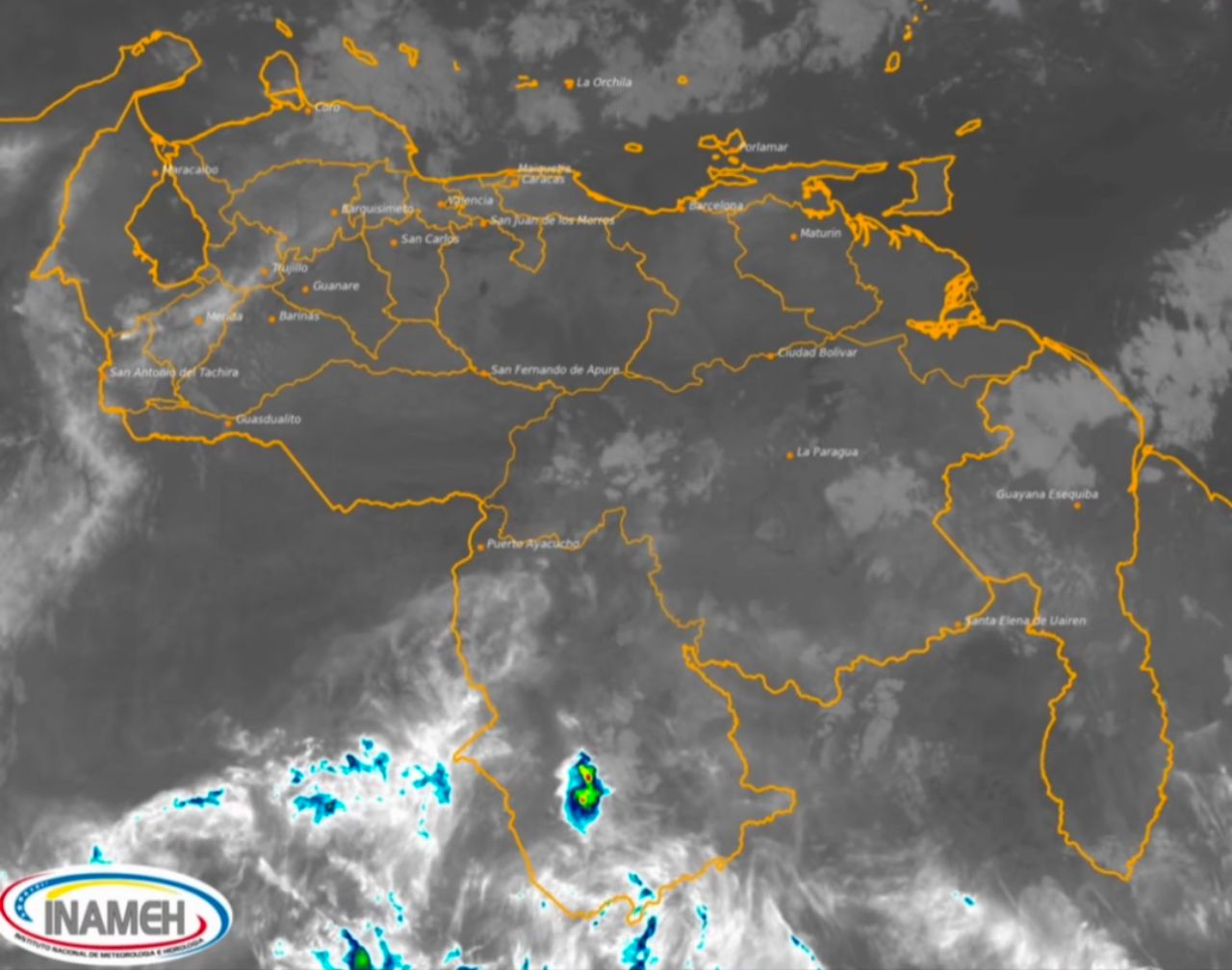 Inameh prevé cielo parcialmente nublado con zonas despejadas en gran parte del país este #14Ene