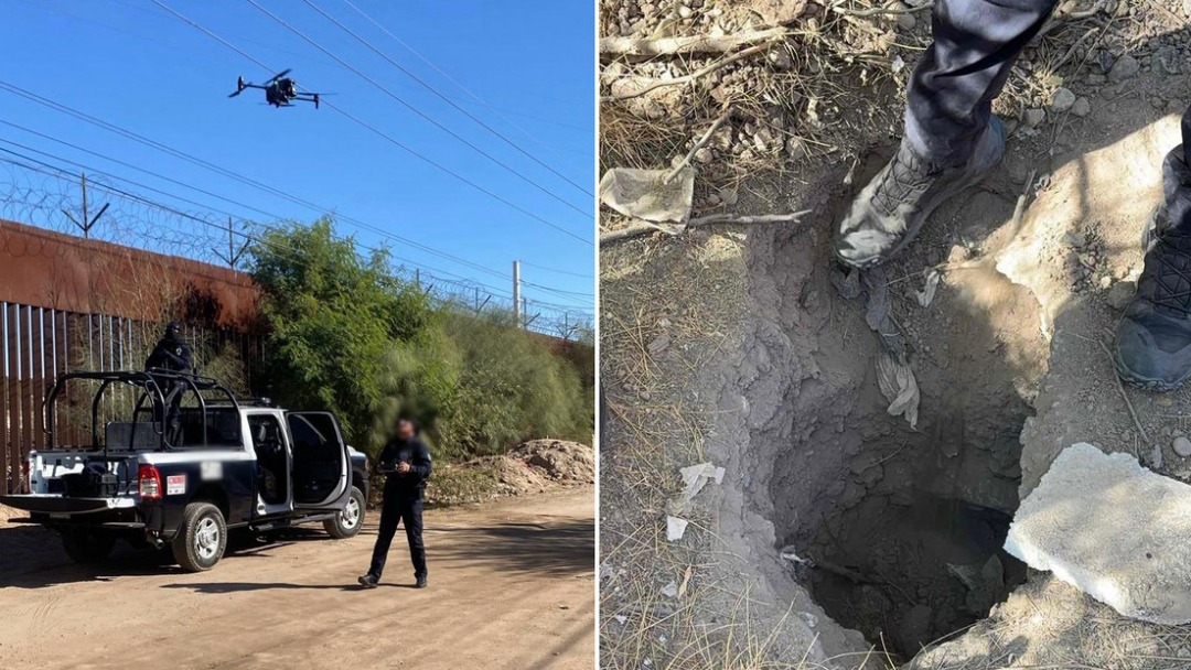 Descubren con drones un “narcotúnel” en la frontera sur de EEUU (VIDEO)