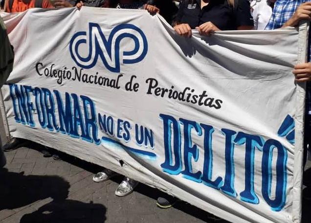 CNP Aragua denunció ataques contra periodistas durante protestas en Maracay