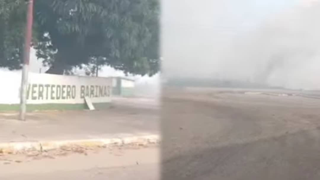 Incendio en el relleno sanitario de Barinas arropó de humo parte de la ciudad